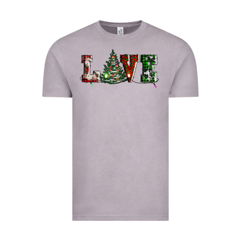 Love Christmas Tree Vintage Tee by AdoDesignShop | Teevron