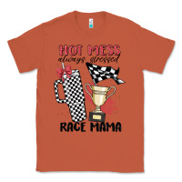 Copper hot mess always stressed race mama Classic Tee - MaliasSmallBusiness