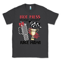 Smoke hot mess always stressed race mama Classic Tee - MaliasSmallBusiness