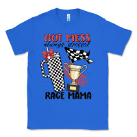 True Royal hot mess always stressed race mama Classic Tee - MaliasSmallBusiness
