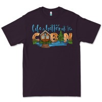Plum life is better at the cabin Premium Tee - HRA Design Shop