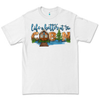 White life is better at the cabin Premium Tee - HRA Design Shop