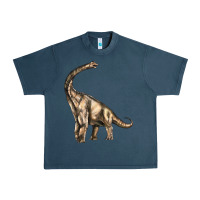 Midnight Navy Brachiosaurus Urban Heavy Tee - LillyAllenDesigns