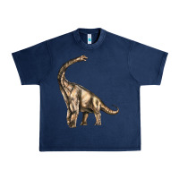 Navy Brachiosaurus Urban Heavy Tee - LillyAllenDesigns