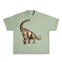 Oil Green Brachiosaurus Urban Heavy Tee - LillyAllenDesigns