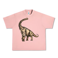 Salmon Brachiosaurus Urban Heavy Tee - LillyAllenDesigns