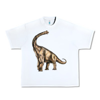 White Brachiosaurus Urban Heavy Tee - LillyAllenDesigns