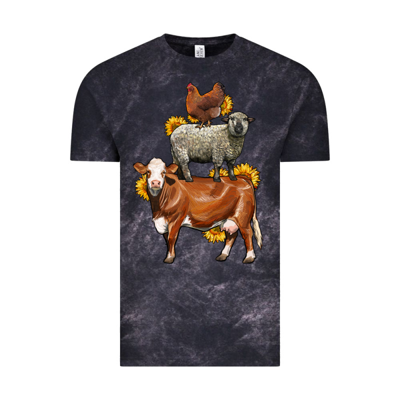 Farm Animals Stack Vintage Tee by LillyAllenDesigns | Teevron