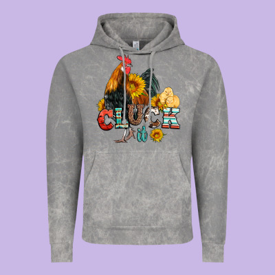 Cluck It Coop Animals Hen And Chick Aztec Serape Leopard Vintage Hoodie Designed By Artiststas