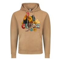 Vintage Camel cluck it coop animals hen and chick aztec serape leopard Vintage Hoodie - Artiststas