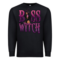 Black Boss Witch Premium Sweatshirt - texasbilliewilder