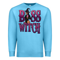 Ocean Blue Boss Witch Premium Sweatshirt - texasbilliewilder