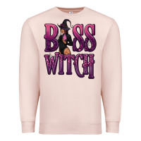 Pale Pink Boss Witch Premium Sweatshirt - texasbilliewilder