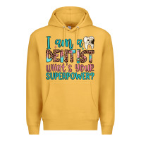 Mustard i am a dentist what's your superpower Premium Hoodie - JahusDesignShop