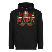 Black Papa Heavyweight Hoodie - texasbilliewilder