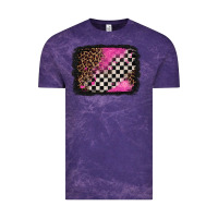 Cloud Purple racing leopard background Vintage Tee - Jasminsmagicworld