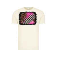 Vintage Arctic racing leopard background Vintage Tee - Jasminsmagicworld