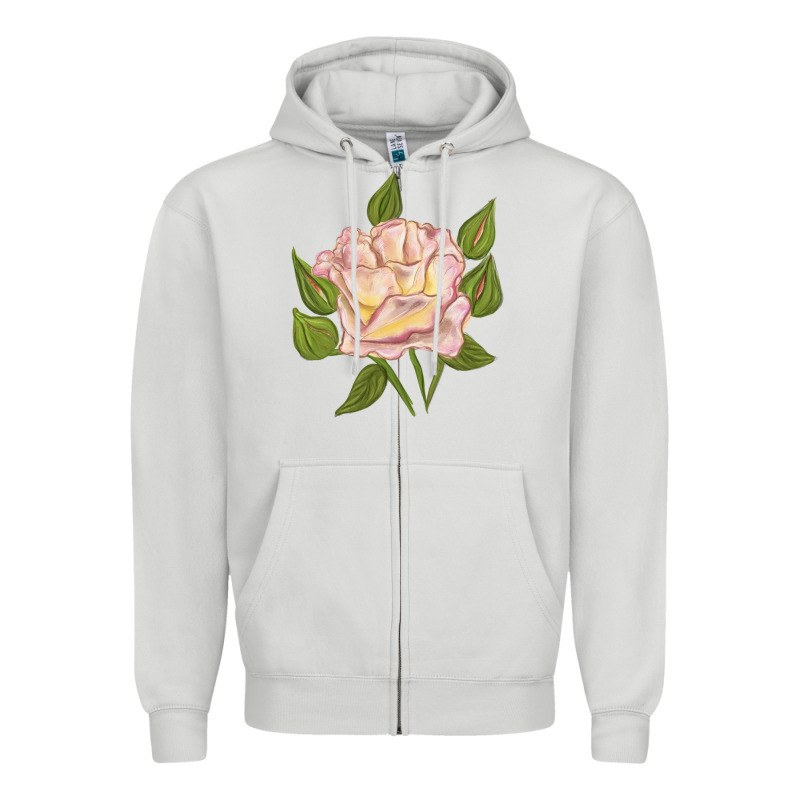 Life's Little Pleasures Rose Zipper Hoodie by LillyAllenDesigns | Teevron