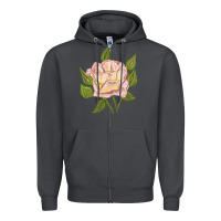 Smoke Life's Little Pleasures Rose Zipper Hoodie - LillyAllenDesigns