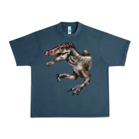 Midnight Navy Spinosaurus Face Urban Heavy Tee - LillyAllenDesigns