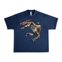 Navy Spinosaurus Face Urban Heavy Tee - LillyAllenDesigns