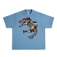 Pebble Blue Spinosaurus Face Urban Heavy Tee - LillyAllenDesigns
