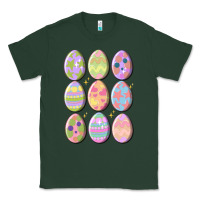Sports Green vintage easter eggs Classic Tee - MaliasSmallBusiness