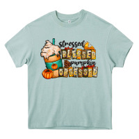 Arona stressed blessed pumpkin obsessed Heavy Core Tee - CowhideDigitalArt