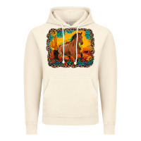 Vintage Artic can't be tamed horse with sunflowers turquoise gemstone western sunset Vintage Hoodie - Artiststas