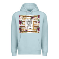 Blue Mist mother's day she is inspiring fearless selfless strong love wilse mom  Premium Hoodie - TumblerDesignByShophia