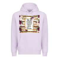 Lilac mother's day she is inspiring fearless selfless strong love wilse mom  Premium Hoodie - TumblerDesignByShophia