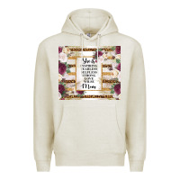 Oatmeal Heather mother's day she is inspiring fearless selfless strong love wilse mom  Premium Hoodie - TumblerDesignByShophia