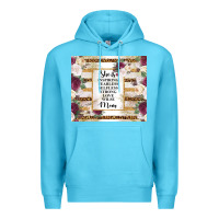 Ocean Blue mother's day she is inspiring fearless selfless strong love wilse mom  Premium Hoodie - TumblerDesignByShophia