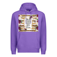 Purple mother's day she is inspiring fearless selfless strong love wilse mom  Premium Hoodie - TumblerDesignByShophia
