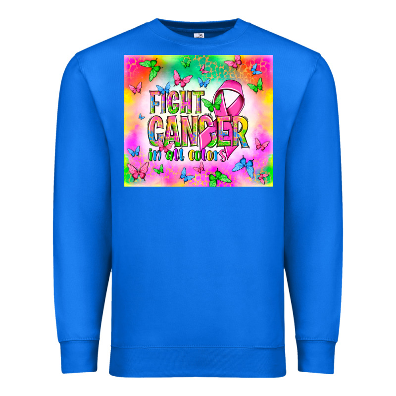 Fight Cancer In All Colors Premium Sweatshirt by NancyCooperArtShop | Teevron