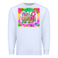 White Fight Cancer in all colors Premium Sweatshirt - NancyCooperArtShop