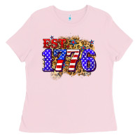 Bubblegum Pink est. 1776 4th of july Ladies Tee - Zillion Design Studio