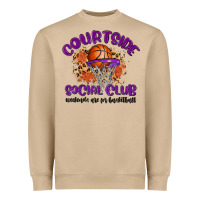 Mushroom courtside social club Heavyweight Sweatshirt - MaliasSmallBusiness