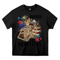 Black America the beautiful 4th of july Heavy Core Tee - CowGirlArtShop