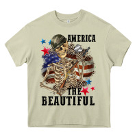 Mossy America the beautiful 4th of july Heavy Core Tee - CowGirlArtShop