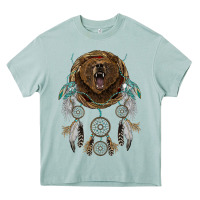 Arona bear  native dreamcatcher Heavy Core Tee - BarkalooDesign