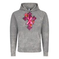 Cloud Rock breast cancer cross Vintage Hoodie - AdoDesignShop