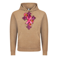 Vintage Coffee breast cancer cross Vintage Hoodie - AdoDesignShop