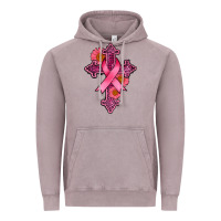 Vintage Zinc breast cancer cross Vintage Hoodie - AdoDesignShop
