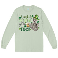 Matcha everybody in the pub gettin' tipsy Long Sleeve Tee - MaliasSmallBusiness