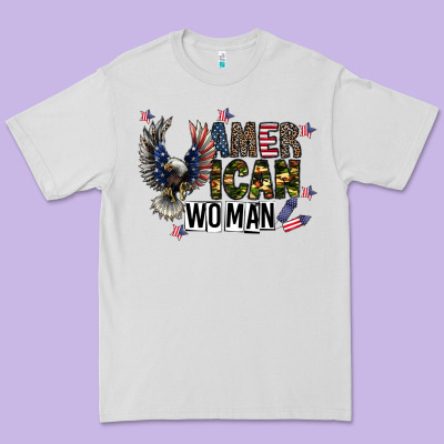 American Woman Premium Tee Designed By Cowhidedigitalart