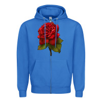 True Royal Oklahoma Rose Illustrations Zipper Hoodie - LillyAllenDesigns