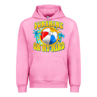 Fuchsia Pink Sunshine on my mind Urban Hoodie - FaDigitalArtStudio