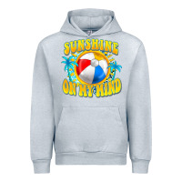 Heather Grey Sunshine on my mind Urban Hoodie - FaDigitalArtStudio