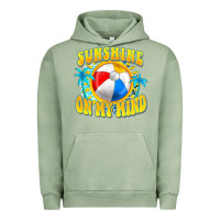 Pigment Oil Green Sunshine on my mind Urban Hoodie - FaDigitalArtStudio